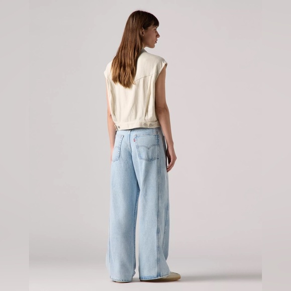 Levi's Women's Xl Baggy Straight Jeans - Picture 2 of 10